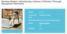 Review Redux: Introducing Literary Criticism through Reception Moments Lesson Plan
