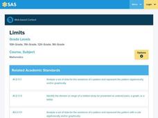 Limits Lesson Plan