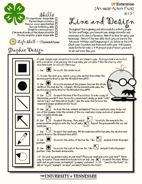 Line and Design Worksheet