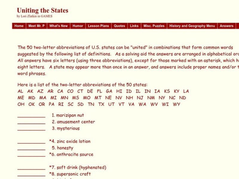 Linear Equations Worksheet