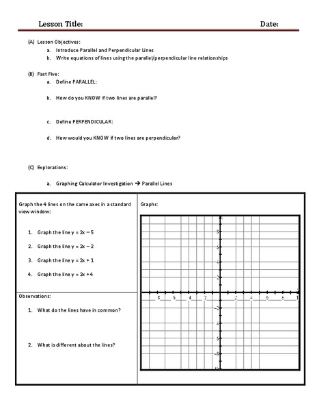 Linear Equations Worksheet