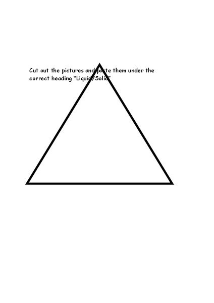 Liquids and Solids Lesson Plan