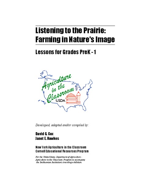 Listening To The Prairie Lesson Plan
