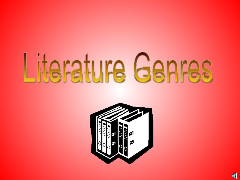 Literature Genres PPT