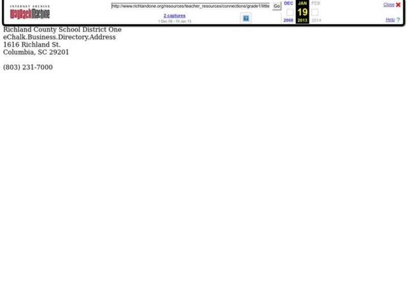 Little Red Hen Lesson Plan