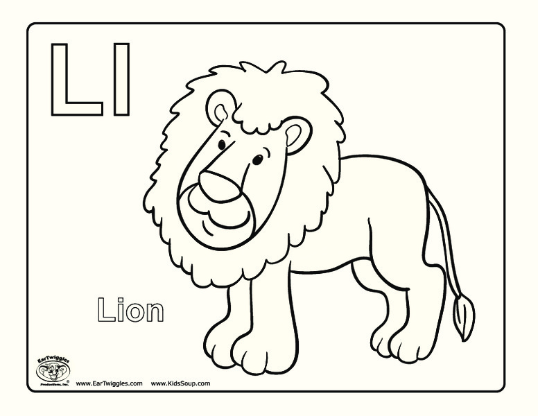 Ll Is For Lion Worksheet