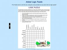 Logic Puzzle Worksheet