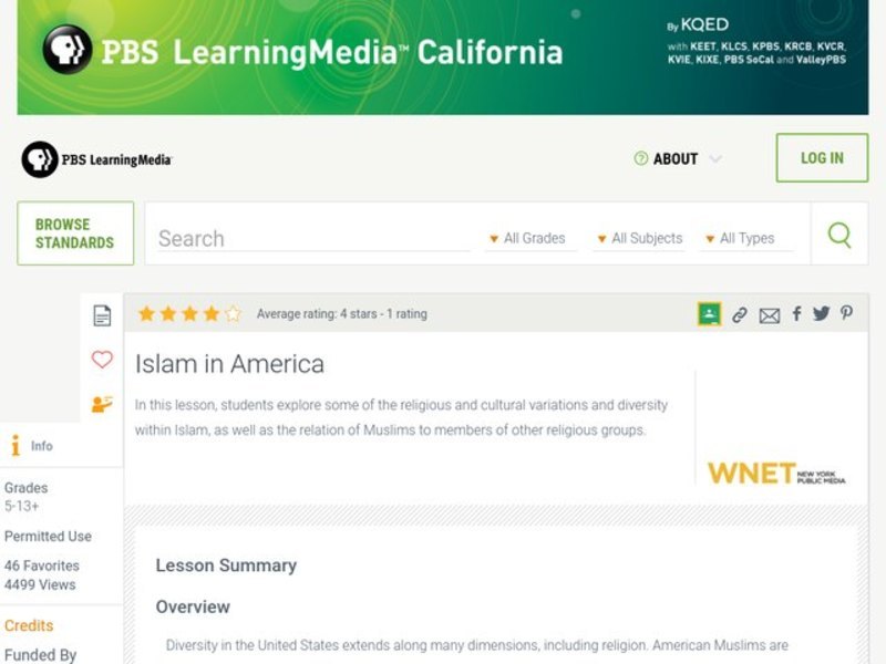 Islam in America Lesson Plan