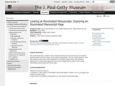 Looking At Illuminated Manuscripts: Exploring an Illuminated Manuscript Page Lesson Plan