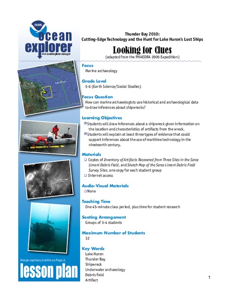 Looking for Clues Lesson Plan