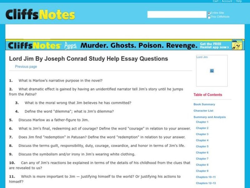 Lord Jim by Joseph Conrad Interactive