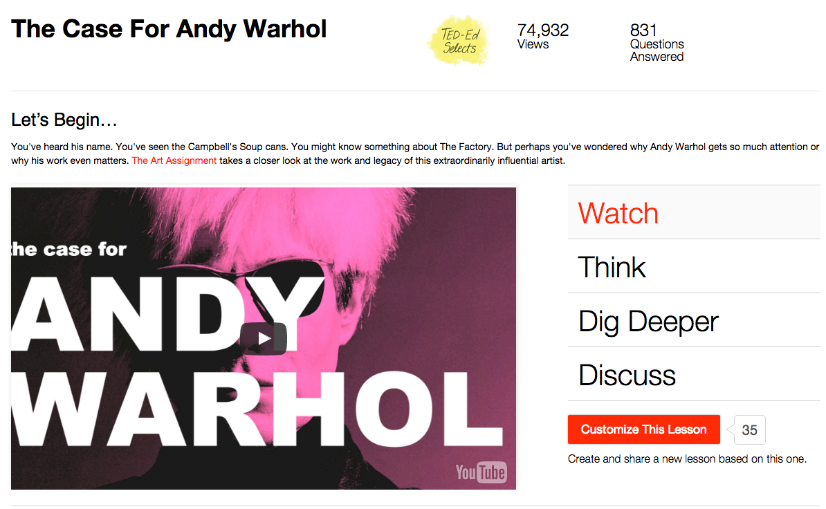 The Case For Andy Warhol Instructional Video