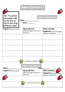 Magnet Experiment Lesson Plan