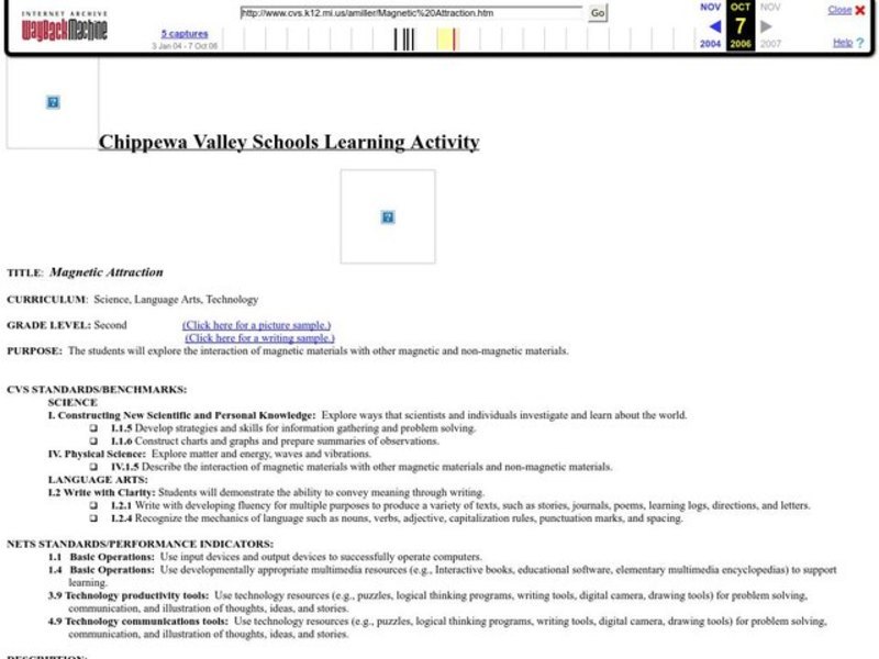 Magnetic Attraction Lesson Plan