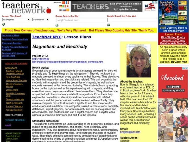 Magnetism and Electricity Lesson Plan