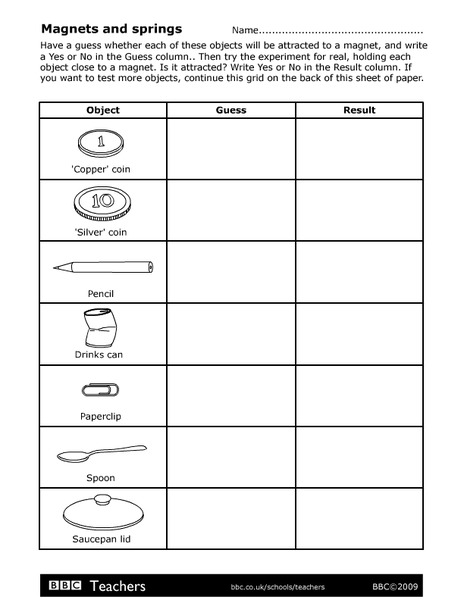Magnets and Springs Organizer