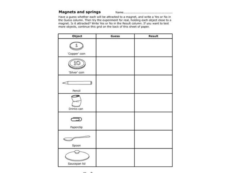 Magnets and Springs Organizer