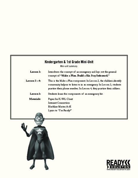 Make a Plan Unit Plan