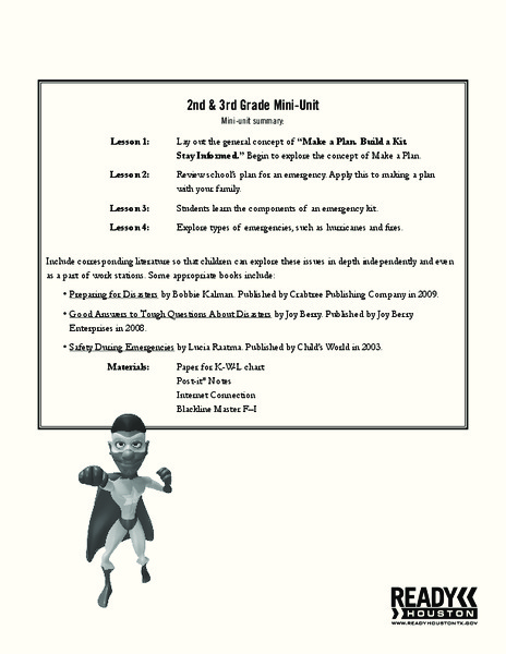 Make a Plan. Build a Kit. Stay Informed. Unit Plan