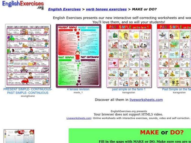 Make or Do? Interactive