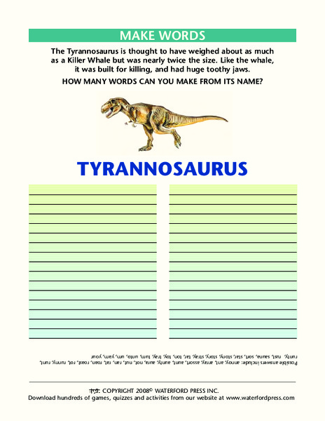 Make Words Lesson Plan