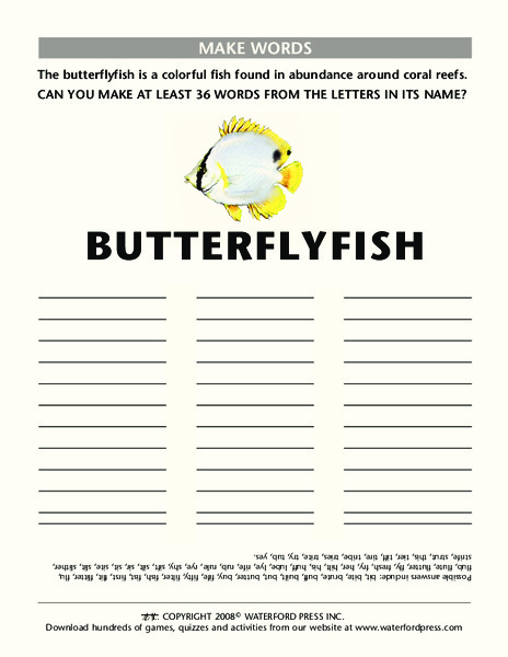 Make Words Lesson Plan