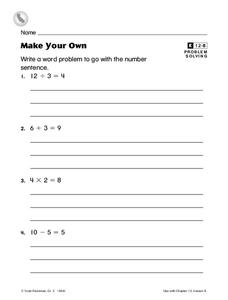 Make Your Own Worksheet