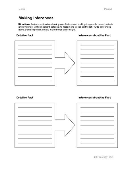 Making Inferences Organizer