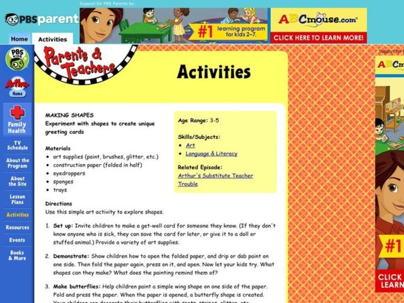 Making Shapes Lesson Plan