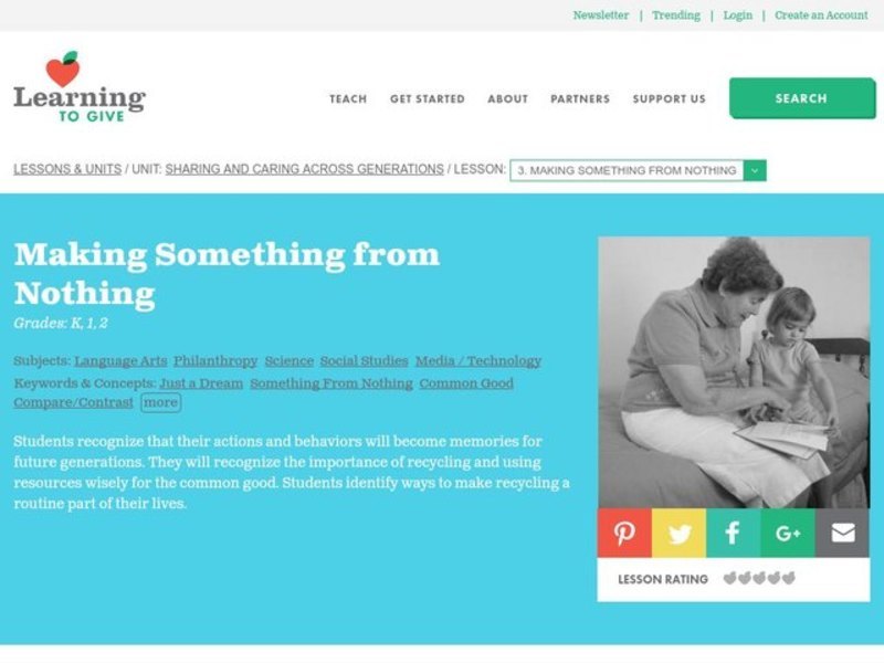 Making Something from Nothing Lesson Plan