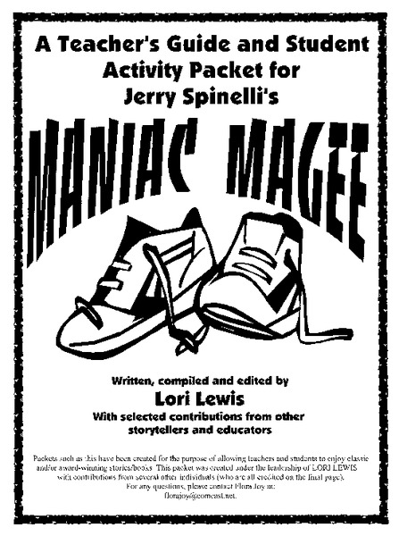Maniac Magee Workbook