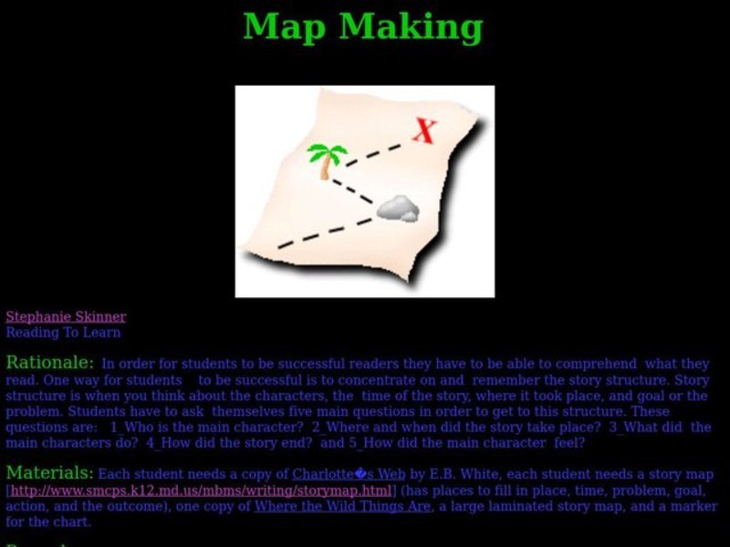 Map Making Lesson Plan
