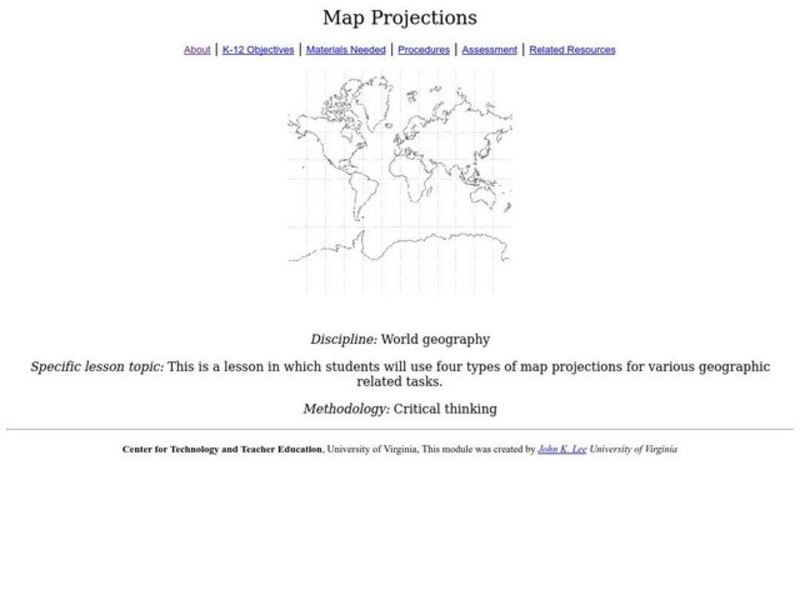 Map Projections Lesson Plan