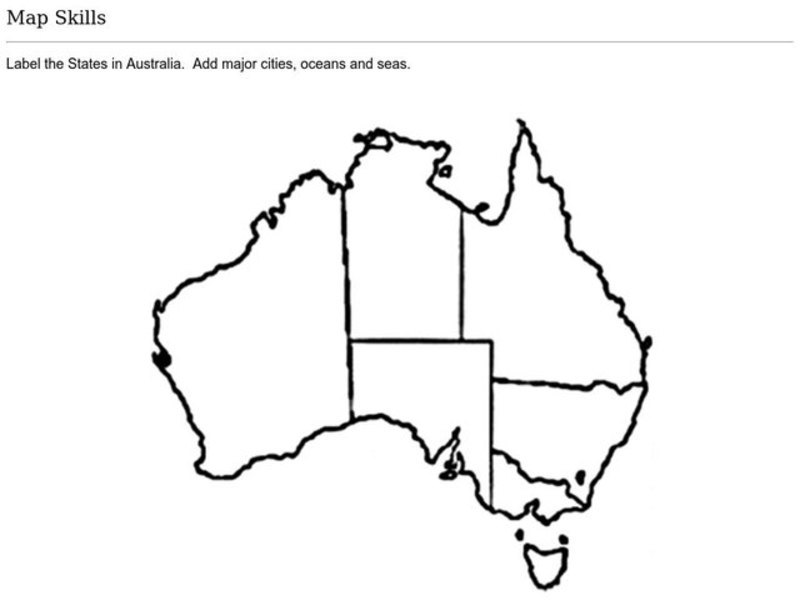 Map Skills Worksheet