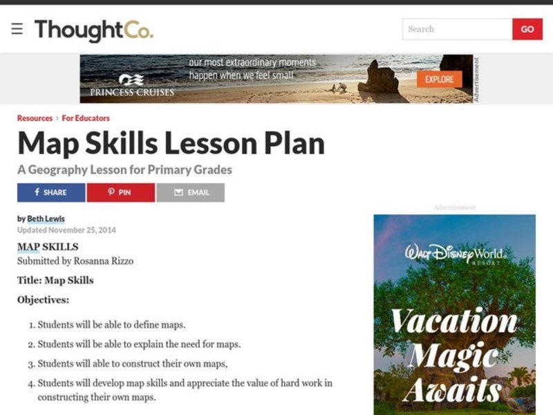 Map Skills Lesson Plan