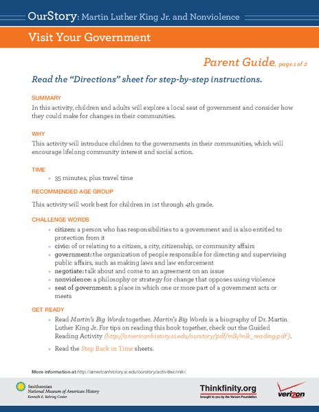 Martin Luther King Jr. and Nonviolence Lesson Plan