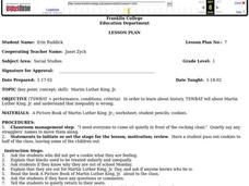 Martin Luther King, Jr. Lesson Plan