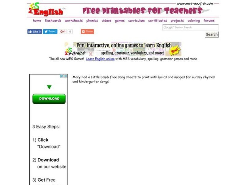 Mary Had a Little Lamb Organizer