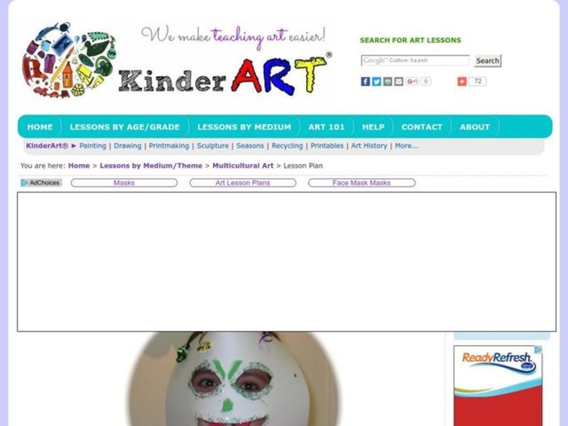 Masks Lesson Plan