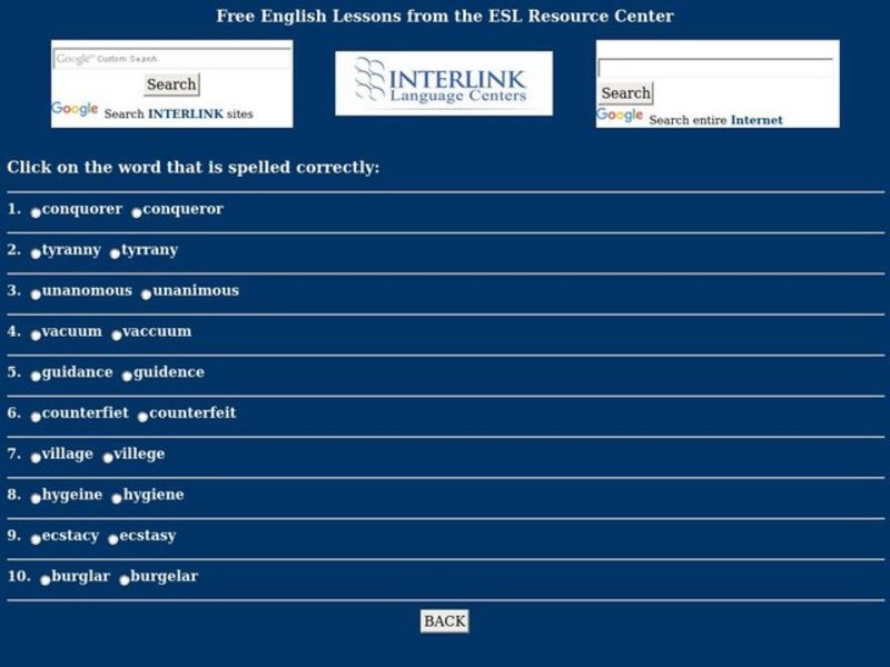 Mastering Spelling Interactive