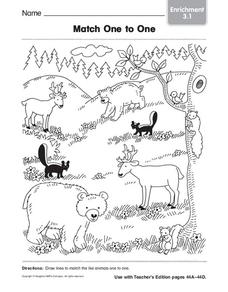 Match One to One Worksheet