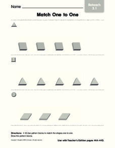 Match One to One Worksheet