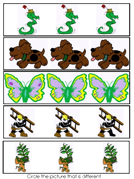 Matching Objects Worksheet