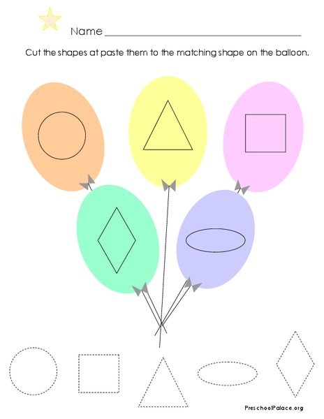 Matching Shapes Printables