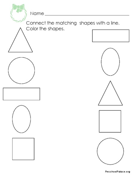 Matching Shapes Lesson Plan