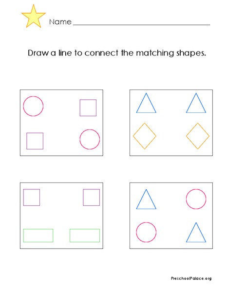 Matching Shapes Lesson Plan