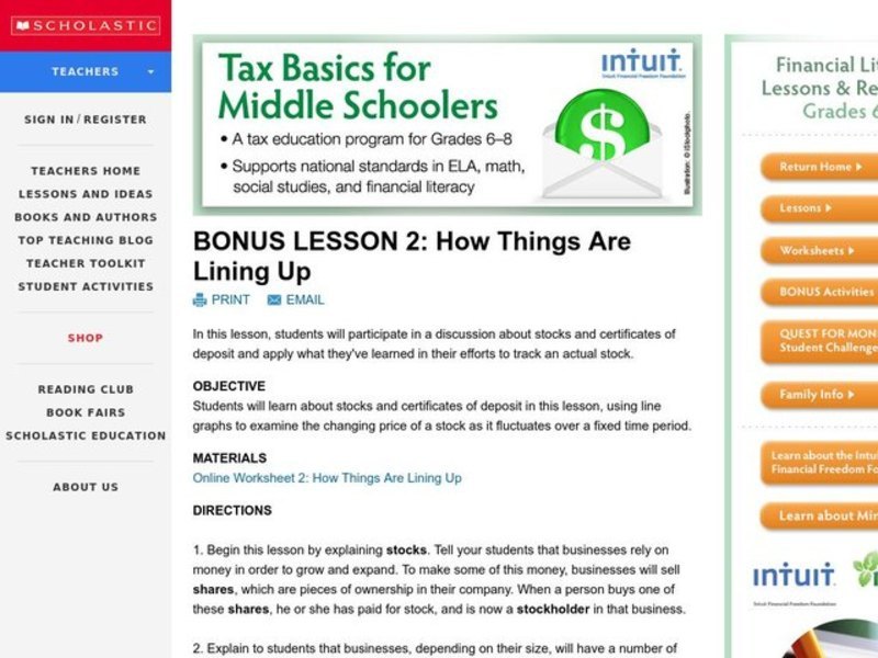 Math and Money Lesson Plan