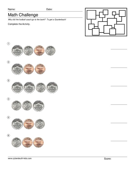 Math Challenge Worksheet