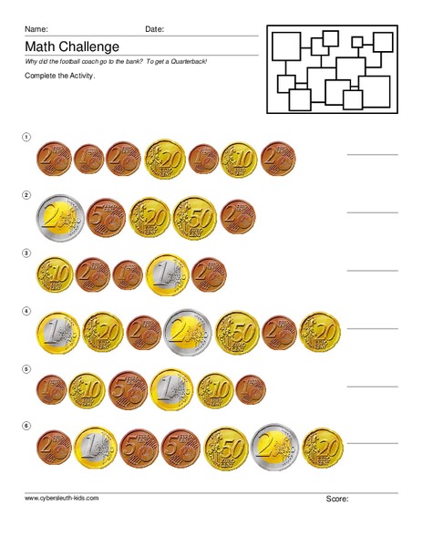 Math Challenge Worksheet