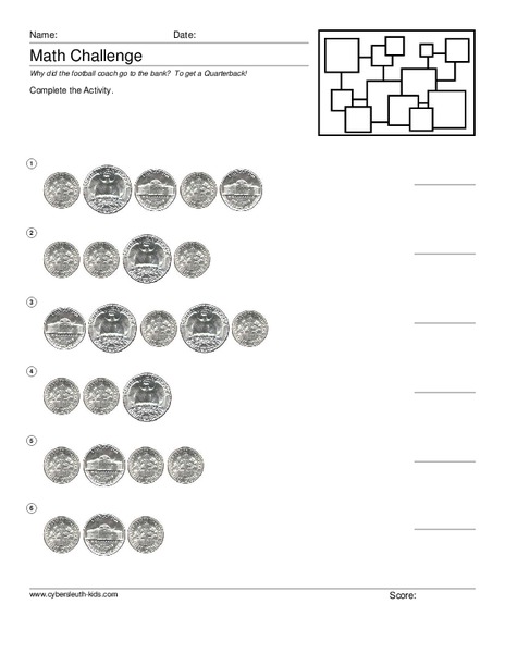 Math Challenge Worksheet